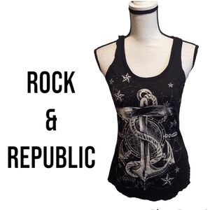 ROCK & Republic Tank Nautical Womens Size XS